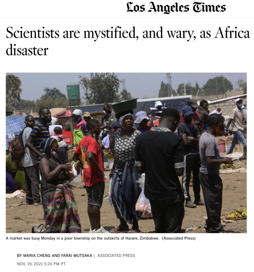 Misterul african al coronavirusului: „Țările alea cu 2, 3, chiar și cele cu 10% vaccinați mai au cetățeni, n-au decedat cu milioanele știut fiind cât de periculos e corcodel și cum își face de cap fără vaccin?”