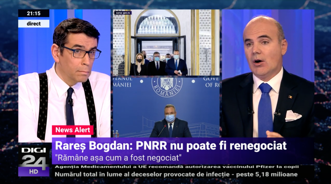 Rareș Bogdan: Parlamentarii PNL trebuiau să reacționeze la discursul lui Ciolacu
