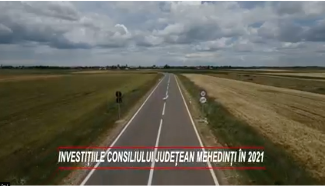 VIDEO/Investițiile Consiliului Județean Mehedinți în infrastructura rutieră, în 2021