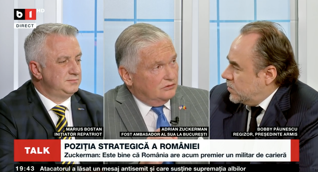 Fostul ambasador american Zuckerman revine și cere privatizarea companiilor de stat