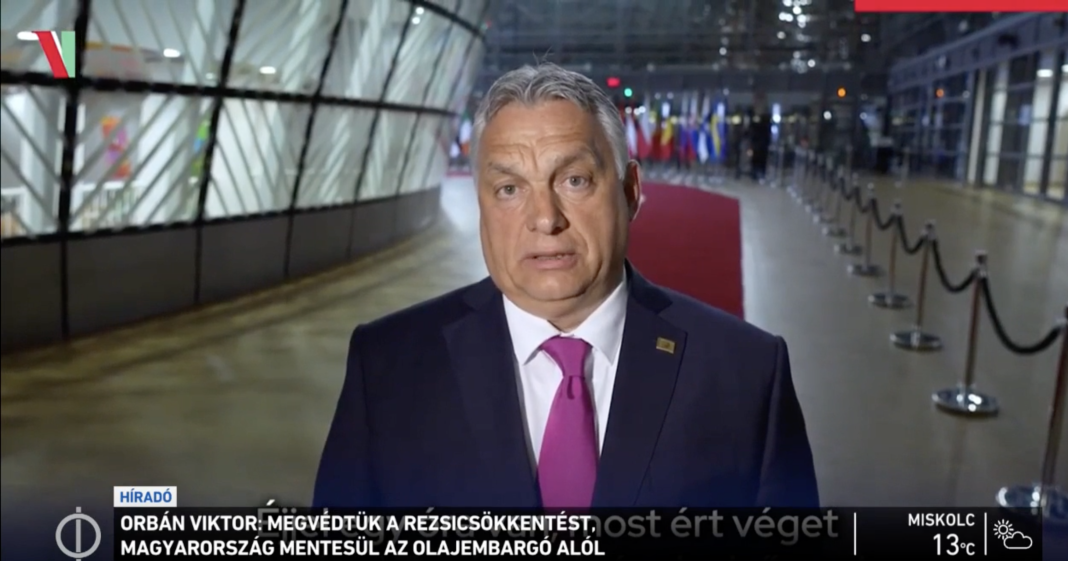 Viktor Orbán: Am apărat reducerea cheltuielilor cu utilităţile şi am reuşit să respingem propunerea Comisiei Europene care ar fi interzis utilizarea petrolului de origine rusească în Ungaria