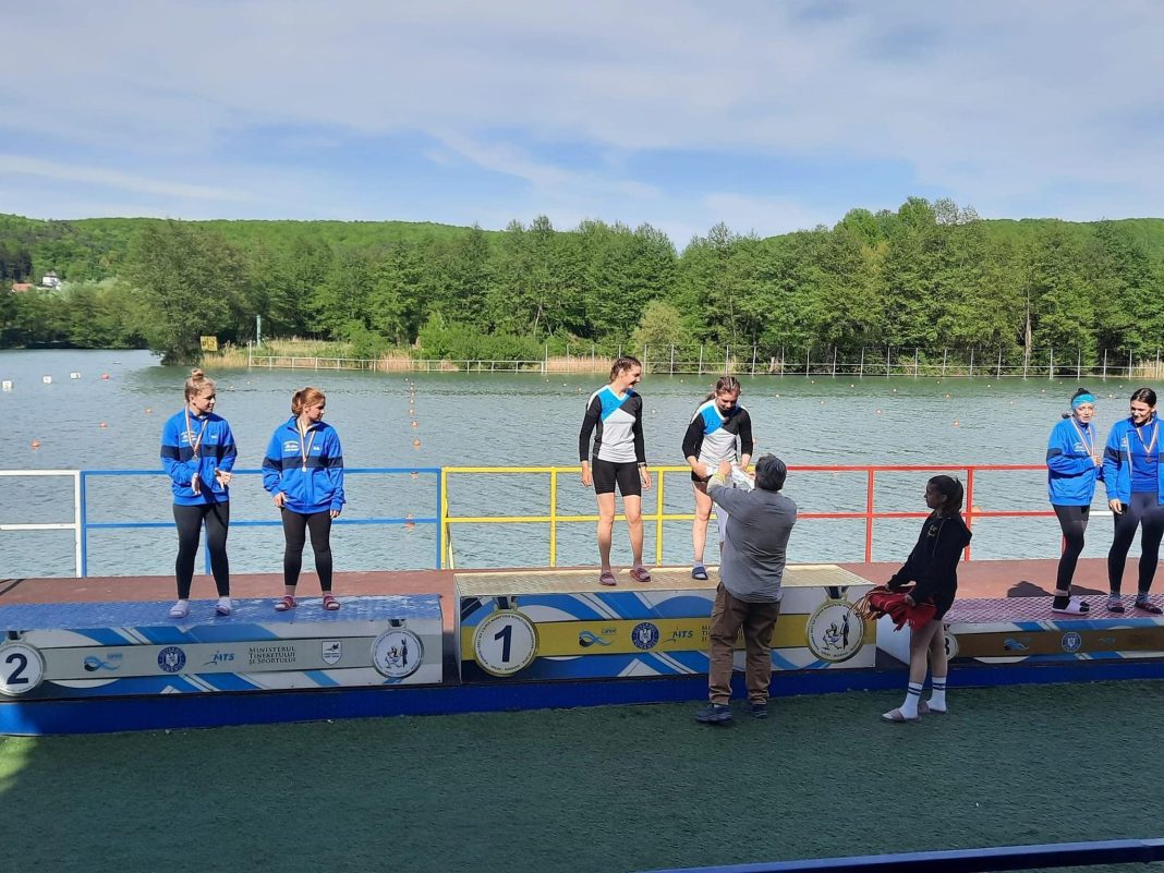 21 medalii pentru Clubul Sportiv Școlar Orșova la Campionatul Național de Primăvară la kaiac – canoe