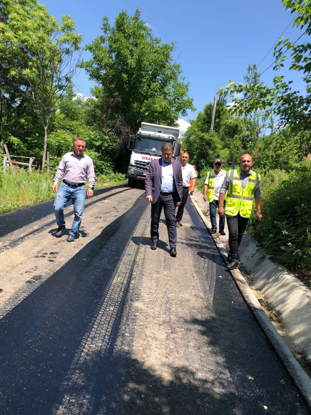 Satele din Malovăț în asfaltare