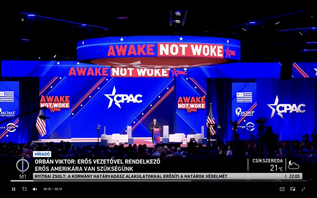 Viktor Orbán: Guvernul american condus de democraţi exercită o presiune ideologică asupra Europei şi în special asupra Bruxelles-ului. Soros are o întreagă armată la dispoziţia lui: bani, ONG-uri, universităţi, institute de cercetare şi jumătate din birocraţia de la Bruxelles, iar el foloseşte această armată pentru a-şi impune voinţa asupra adversarilor săi