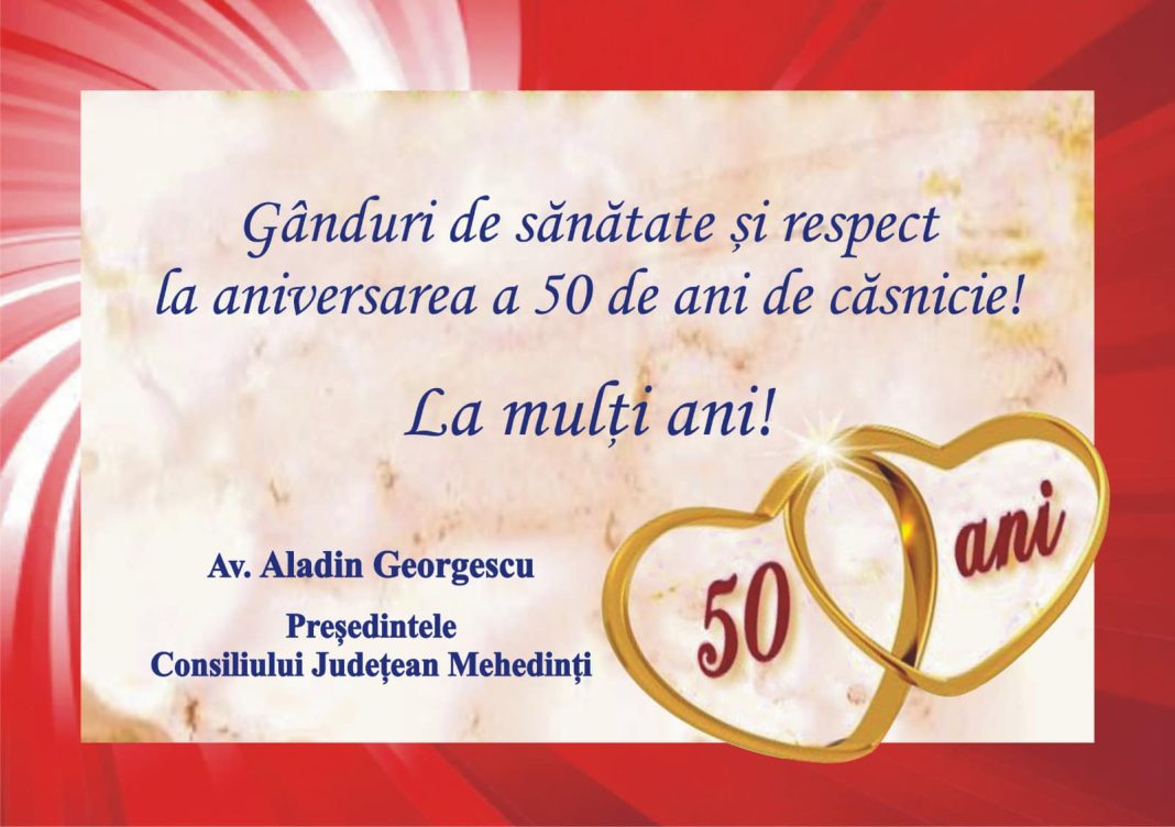 Peste 130 de cupluri din Drobeta Turnu Severin au sărbătorit în această seară nunta de aur