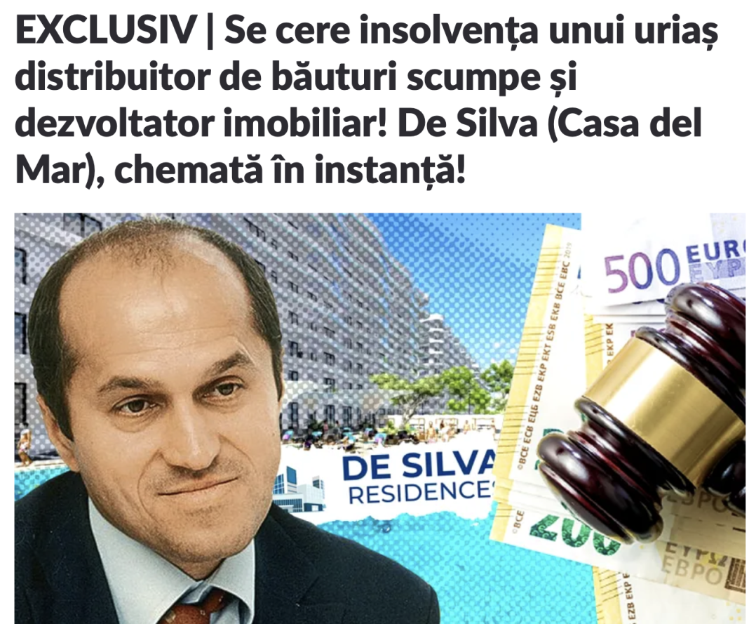 S-a stricat șampania Moet/Veuve Clicquot la Casa del Mar: Se cere insolvența