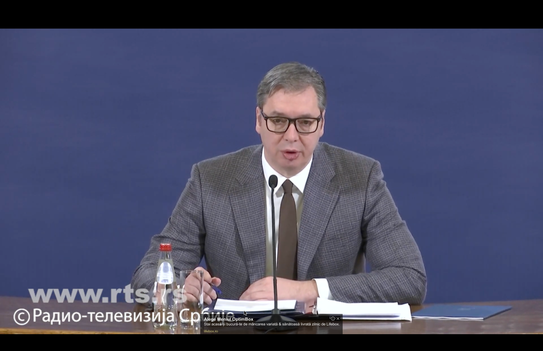 Președintele Serbiei: Nu voi ezita să demisionez dacă ajută la salvarea țării