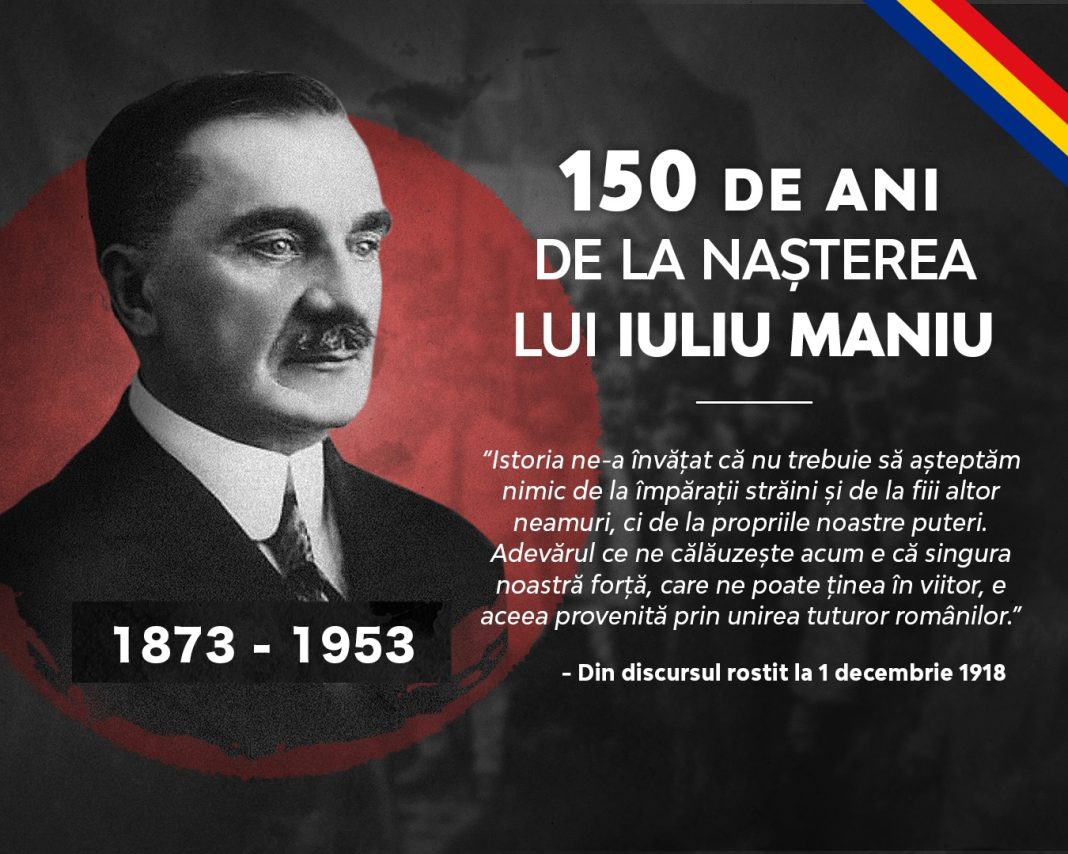 Europarlamentarul Terheș la 150 de ani de la nașterea lui Iuliu Maniu: Într-o Uniune Europeană care, în vederea federalizării, promovează tot mai mult ștergerea identității naționale și a suveranității statelor membre ce o compun, e important să învaţăm din această lecție a istoriei dată de Iuliu Maniu