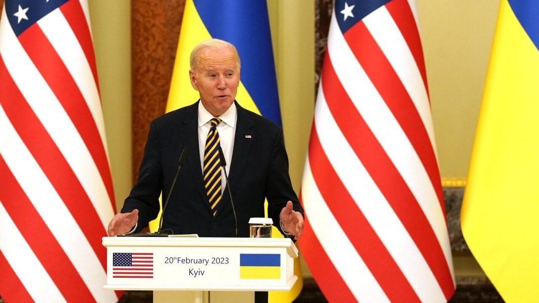 SUA a anunțat Rusia înainte de vizita lui Biden la Kiev