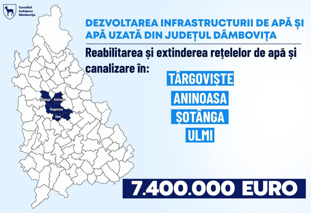 Se reabilitează 𝐫𝐞𝐭̦𝐞𝐥𝐞𝐥𝐨𝐫 𝐝𝐞 𝐚𝐥𝐢𝐦𝐞𝐧𝐭𝐚𝐫𝐞 𝐜𝐮 𝐚𝐩𝐚̆ 𝐬̦𝐢 𝐜𝐚𝐧𝐚𝐥𝐢𝐳𝐚𝐫𝐞 𝐢̂𝐧 𝐓𝐚̂𝐫𝐠𝐨𝐯𝐢𝐬̦𝐭𝐞, 𝐀𝐧𝐢𝐧𝐨𝐚𝐬𝐚, 𝐒̦𝐨𝐭𝐚̂𝐧𝐠𝐚 𝐬̦𝐢 𝐔𝐥𝐦𝐢