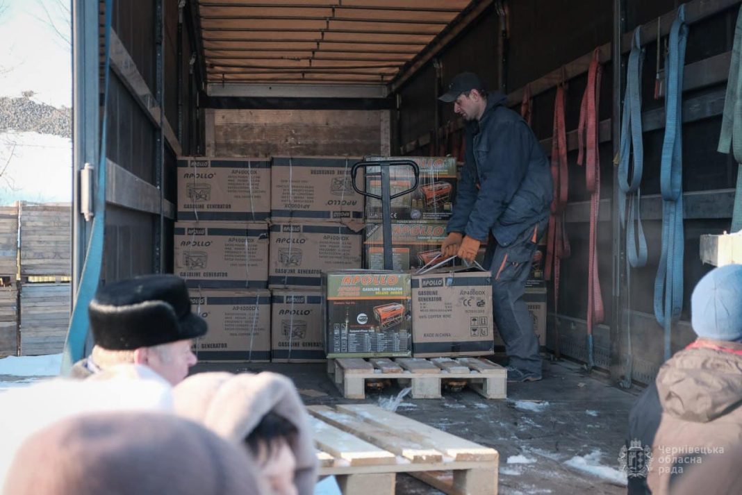 Grampet, GFR și Fundația Toflea au donat 100 de generatoare și 200 de calorifere electrice ucrainienilor