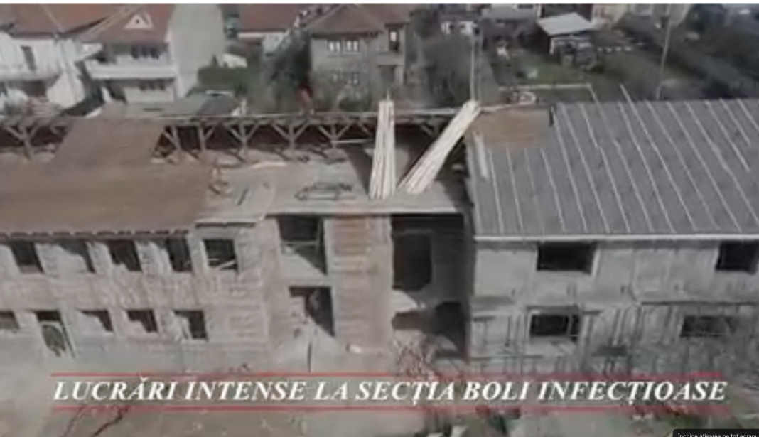 <strong>Lucrările avansează la Secția Boli Infecțioase a Spitalului Județean de Urgență din Drobeta Turnu Severin</strong>