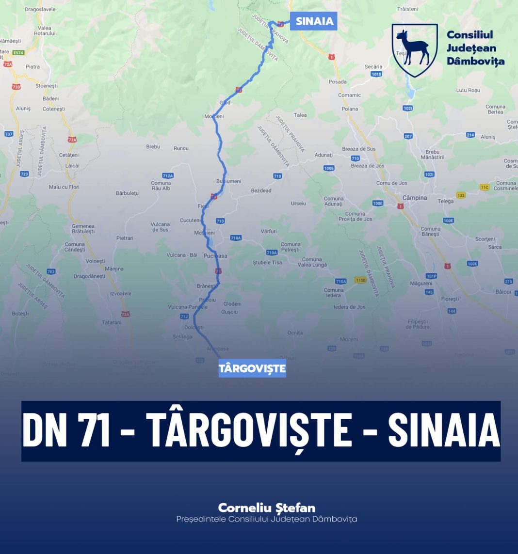 Șeful CJ Dâmbovița anunță modernizarea drumului Târgoviște-Sinaia