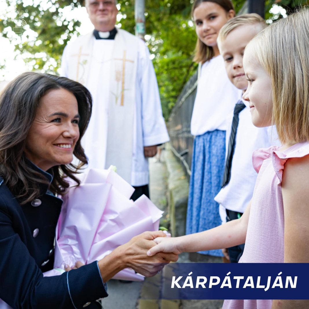 Președinta Ungariei: Nimeni nu se poate aştepta ca în privinţa maghiarilor care locuiesc în Ucraina Subcarpatică să facem concesii şi compromisuri care să le reducă acestora drepturile sau să îi priveze de acestea