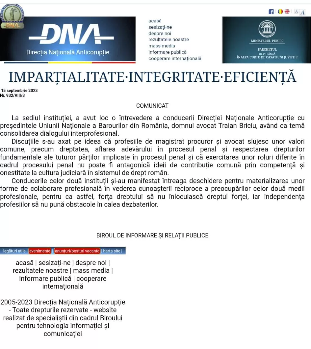 Avocata Elena Radu: S-a dus președintele „tuturor” avocaților la DNA și s-a „pupat” cu ei