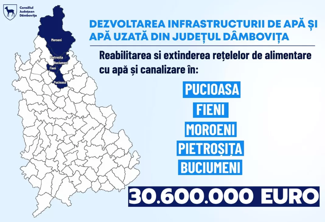 S-a semnat unul dintre cele mai mari contracte de înființare, extindere și reabilitare de rețele de apă și canalizare în valoare de 450000000 euro