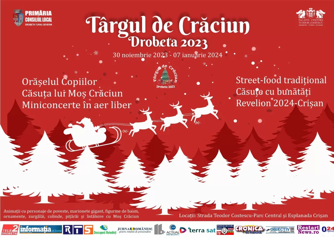 DE PE 30 NOIEMBRIE SEVERINUL INTRĂ ÎN ATMOSFERA MAGICĂ A SĂRBĂTORILOR DE IARNĂ