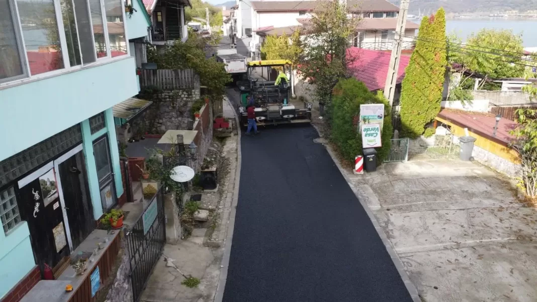 40 DE STRĂZI DIN ORȘOVA AU FOST ASFALTATE