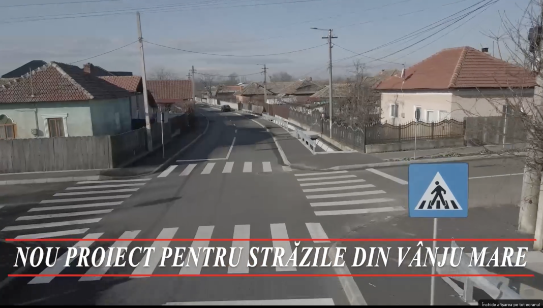 NOU CONTRACT DE FINANȚARE PENTRU MODERNIZAREA STRĂZILOR DIN VÂNJU MARE