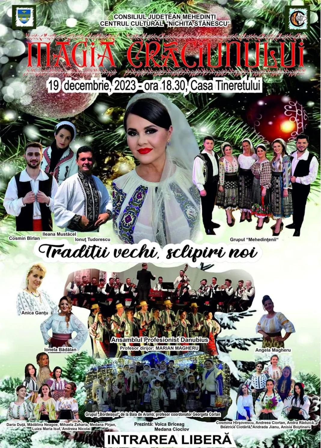 Centrul Cultural “Nichita Stănescu” al Consiliului Județean Mehedinți oferă Magia Crăciunului