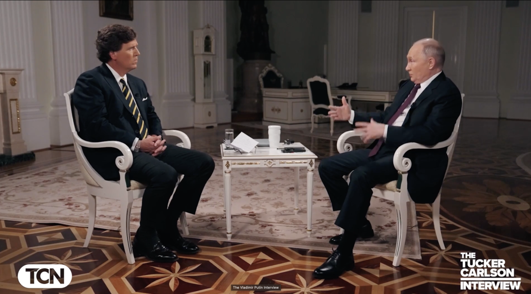 Tucker Carlson: Putin ridică Rusia, Germania se duce la fund
