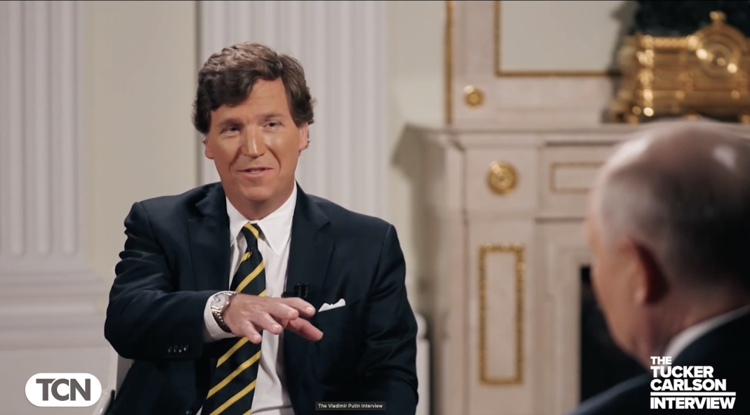 50 milioane de vizualizări in 4 ore pentru interviul Tucker Carlson-Putin