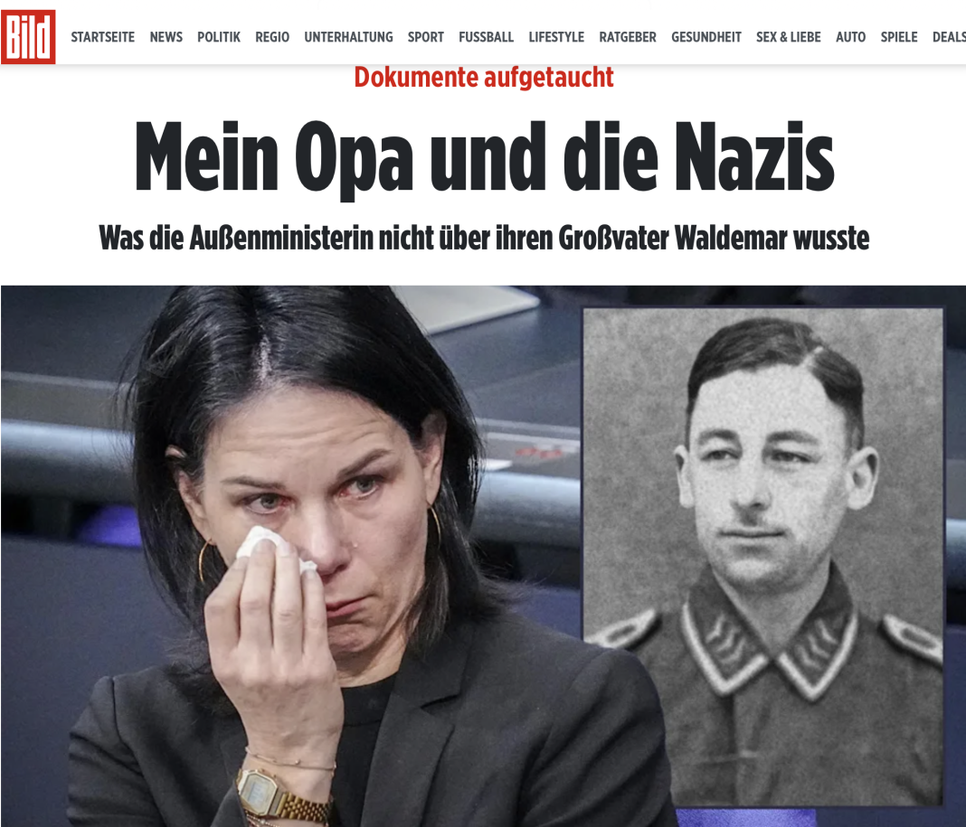Bild: Bunicul ministrului german de externe a fost un înflăcărat ofițer nazist