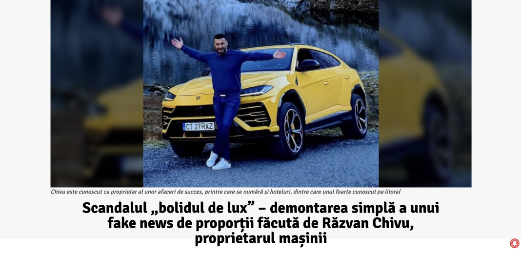 Cum a inventat PSD Prahova povestea Lamborghini