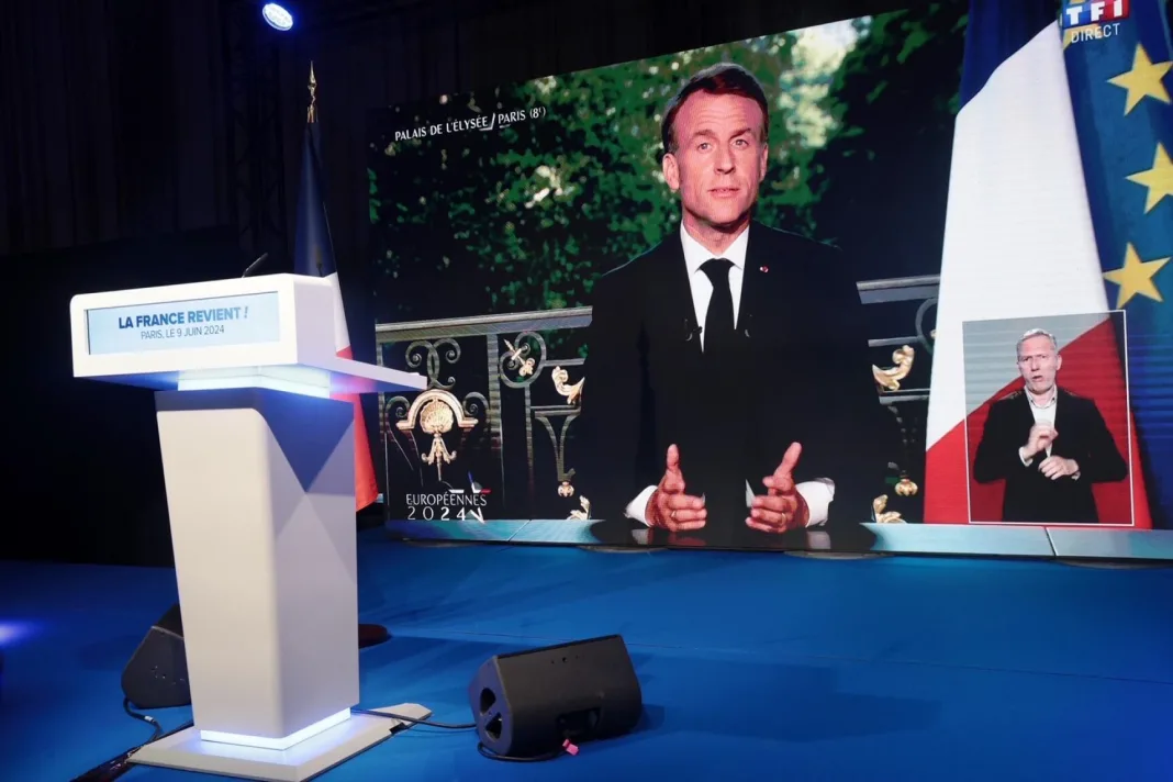 Macron nu s-a adresat francezilor in seara alegerilor