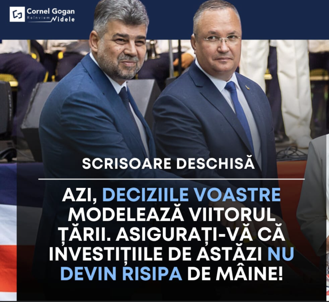 Primarul PNL ales în Videle, scrisoare către Ciolacu și Ciucă, semnează „Un antreprenor cu salariile neplătite de 20 de zile”: Câte vise veți ruina și câte familii veți duce în situația de a nu mai putea trăi?