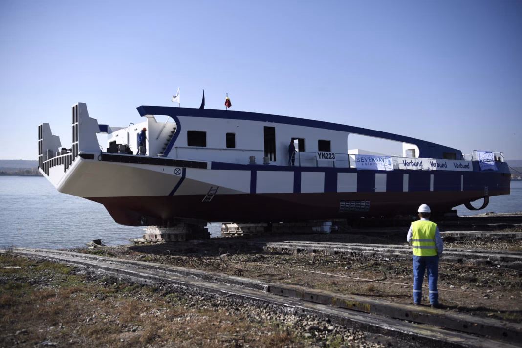 Șantierul Naval SEVERNAV din Drobeta Turnu Severin a produs o navă pentru un armator din Austria
