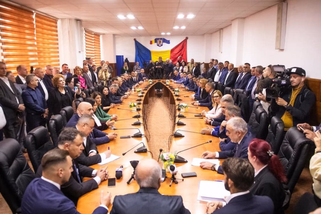 Ciucă și-a început campania prezidențială in fieful liberal din Giurgiu