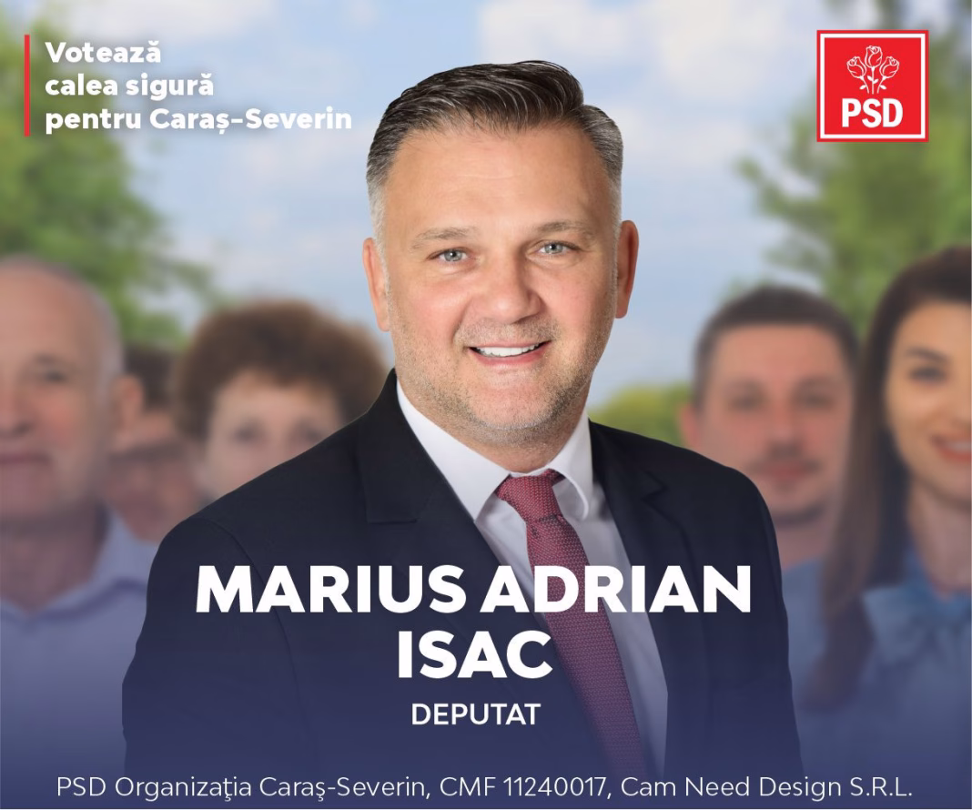 Marius Isac, primul pe lista candidaților PSD la Camera Deputaților în Caraș-Severin: Reșița și județul se pot reindustrializa