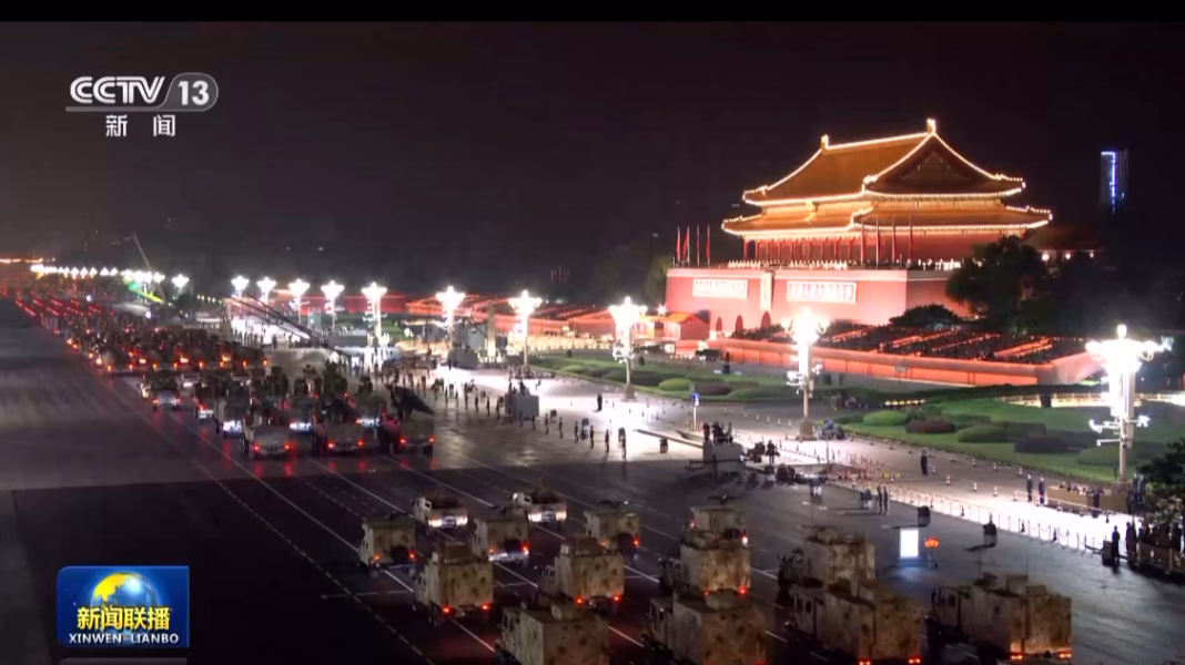 Axa Turbulenților la marea paradă de la Beijing