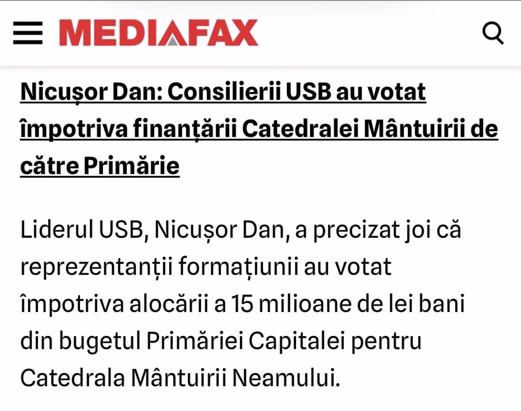 DOCUMENT: Nicușor și Catedrala. Turcescu: Fariseu și ipocrit! Nu ți-e, mă, rușine?