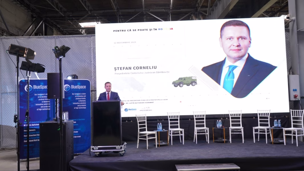 Șeful CJ Dâmbovița: La Moreni a fost prezentat VLAH, primul vehicul blindat 4×4 românesc realizat la standarde NATO