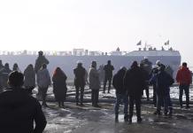 Șeful CJ Mehedinți la lansarea la apă a navei fluviale tanc chimic FILIP – BN 502: Construcțiile navale rămân un pilon industrial esențial pentru Mehedinți