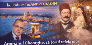 Reportaj Andrei Bădin pe YouTube: Aromânul Gheorghe, ctitorul celebrului Pod cu lanțuri din Budapesta. Cafeneaua Împărătesei Sisi