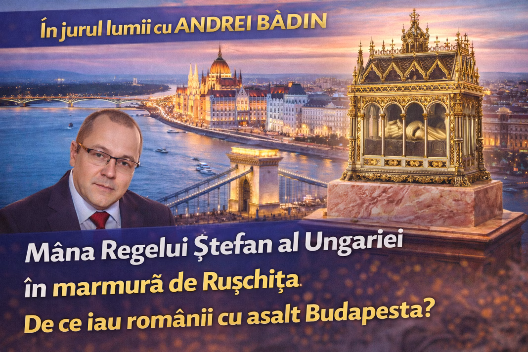 REPORTAJ ANDREI BĂDIN PE YOUTUBE: Mâna Regelui Ștefan al Ungariei in marmură de Ruschița. De ce iau românii cu asalt Budapesta? REPORTAJ ANDREI BĂDIN PE YOUTUBE: Mâna Regelui Ștefan al Ungariei in marmură de Ruschița. De ce iau românii cu asalt Budapesta?