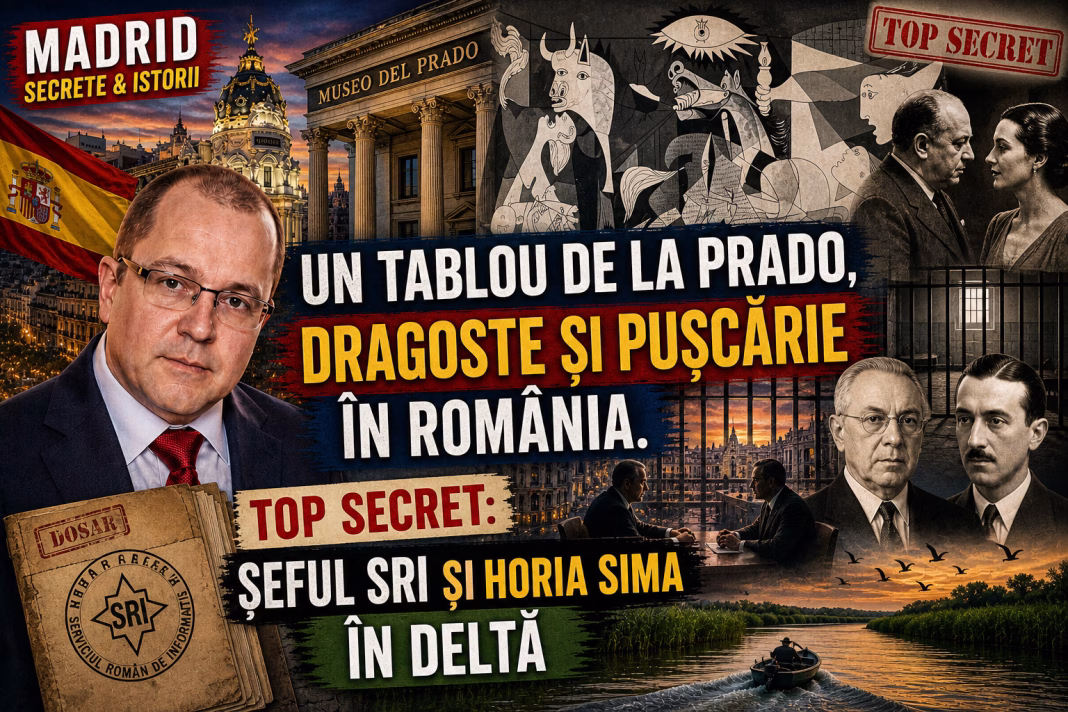 Un tablou de la Prado și o poveste cu pușcărie in România. Seful SRI și Horia Sima in Deltă Un tablou de la Prado și o poveste cu pușcărie in România. Seful SRI și Horia Sima in Deltă