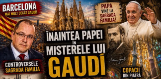 Reportaj Andrei Bădin: Înaintea Papei in misterele lui Gaudi. Controversele Sagrada Familia, oasele, copacii și luminile