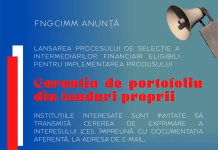 FNGCIMM lansează invitația de participare pentru selecția intermediarilor financiari în cadrul produsului „Garanția de portofoliu din fonduri proprii – FNGCIMM”