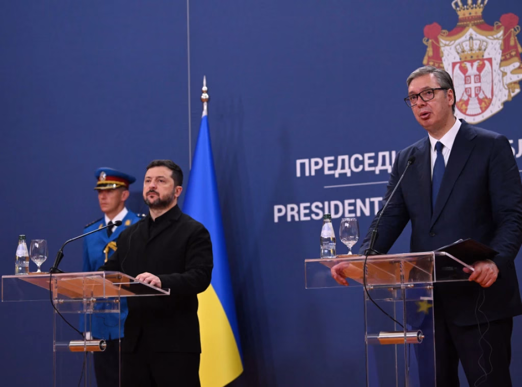 Ministrul sârb de externe: Prin întâlnirea cu Zelenski, „Vučić își îndeplinește obligațiile față de cetățeni prin protejarea Kosovo și Metohijei” Ministrul sârb de externe: Prin întâlnirea cu Zelenski, „Vučić își îndeplinește obligațiile față de cetățeni prin protejarea Kosovo și Metohijei”