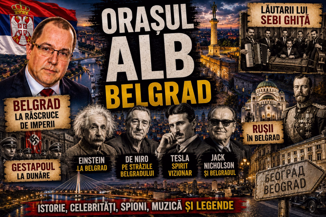 Orașul Alb, Einstein, De Niro, Jack Nicholson, rușii, Gestapoul și lăutarii lui Sebi Ghiță Orașul Alb, Einstein, De Niro, Jack Nicholson, rușii, Gestapoul și lăutarii lui Sebi Ghiță
