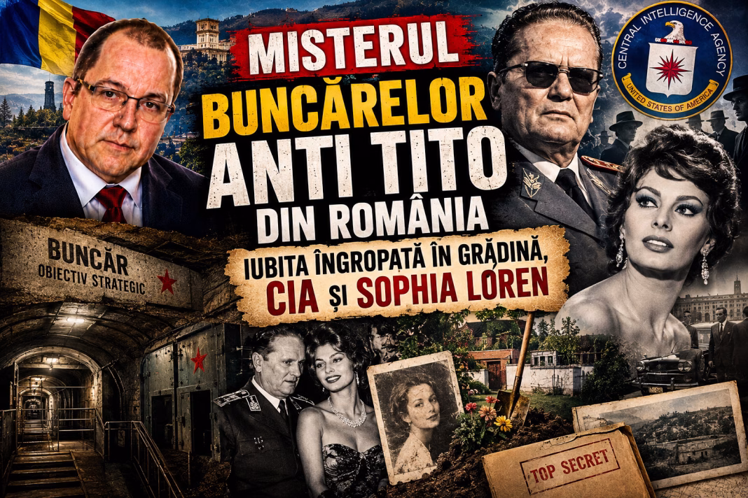 Reportaj video Andrei Bădin: Misterul buncărelor anti Tito din România, iubita îngropată in grădină, CIA și Sophia Loren Reportaj video Andrei Bădin: Misterul buncărelor anti Tito din România, iubita îngropată in grădină, CIA și Sophia Loren